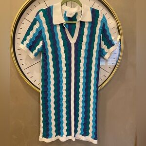 Tuckernuck Hyacinth House Sammie Wavy Coastal Knit Dress